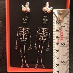 BETSEY JOHNSON - SKELETON GLOW EARRINGS (NWT)